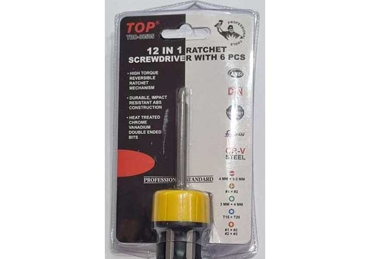 Bộ tuốc nơ vít 2 đầu TOP TBD-00505 Bộ tuốc nơ vít 2 đầu TOP TBD-00505