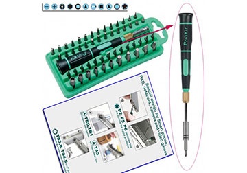 Bộ tuốc nơ vít 58 chi tiết Proskit SD-9828 Bộ tuốc nơ vít 58 chi tiết Proskit SD-9828