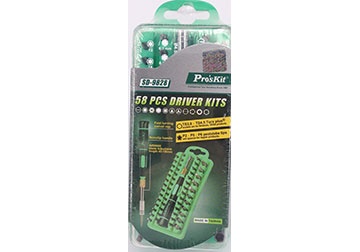 Bộ tuốc nơ vít 58 chi tiết Proskit SD-9828 Bộ tuốc nơ vít 58 chi tiết Proskit SD-9828