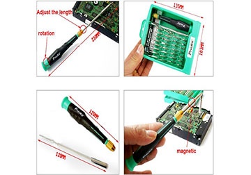 Bộ tuốc nơ vít đa năng 31 trong 1 Proskit SD-9802 Bộ tuốc nơ vít đa năng 31 trong 1 Proskit SD-9802