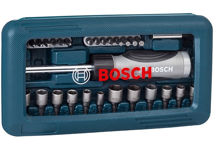 Bộ tuốc nơ vít đa năng 46 chi tiết Bosch 2607017399 Bộ tuốc nơ vít đa năng 46 chi tiết Bosch 2607017399