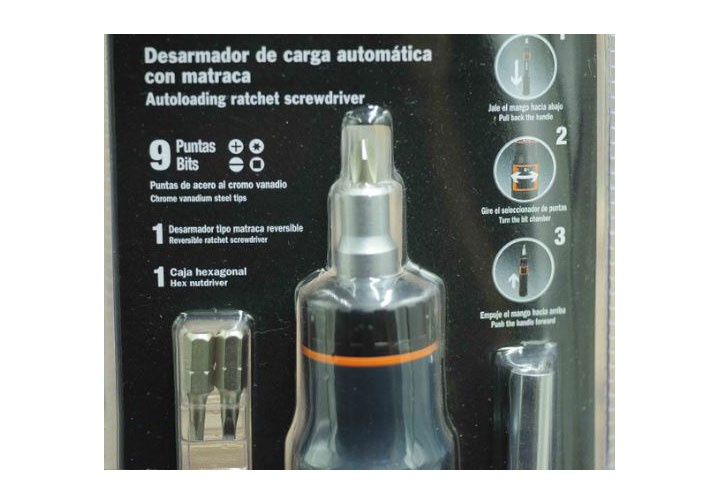 Bộ tuốc nơ vít tự động 9 chi tiết Truper 14145 (DES-11X) Bộ tuốc nơ vít tự động 9 chi tiết Truper 14145 (DES-11X)