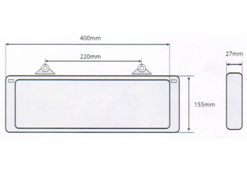 Đèn lối thoát (exit) hai mặt Kentom KT-690 Đèn lối thoát (exit) hai mặt Kentom KT-690
