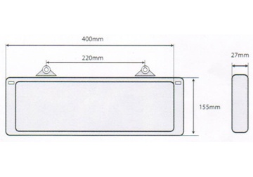 Đèn lối thoát (exit) hai mặt Kentom KT-690