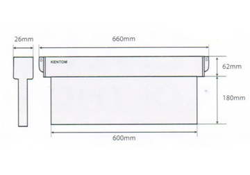 Đèn lối thoát (exit) một mặt Kentom KT-670