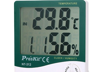 Đồng hồ đo nhiệt độ, độ ẩm có dây Proskit NT-312 Đồng hồ đo nhiệt độ, độ ẩm có dây Proskit NT-312