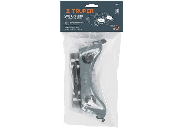 Kính hàn 2 lớp bảo vệ Truper 14282 (GASO) Kính hàn 2 lớp bảo vệ Truper 14282 (GASO)