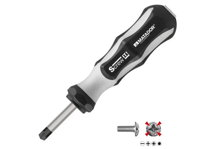 M2.5-M6 Tuốc nơ vít vặn ốc gãy Matador 07700002 M2.5-M6 Tuốc nơ vít vặn ốc gãy Matador 07700002