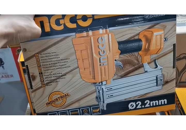 Máy bắn đinh bê tông ST64 dùng khí nén Ingco ACN18641 Máy bắn đinh bê tông ST64 dùng khí nén Ingco ACN18641