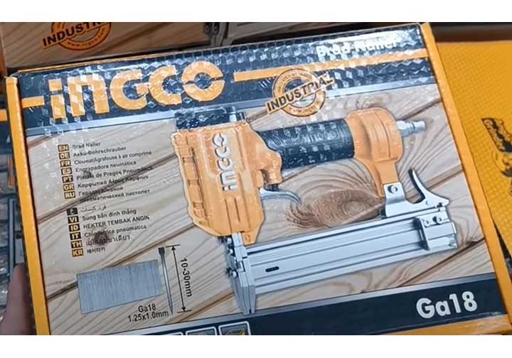 Máy bắn đinh F30 dùng khí nén Ingco ABN10301-3 Máy bắn đinh F30 dùng khí nén Ingco ABN10301-3