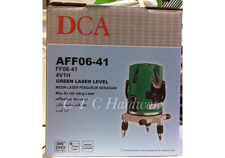 Máy cân mực 5 tia laser xanh DCA AFF06-41