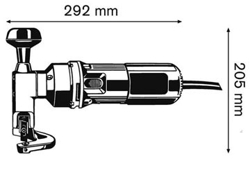 2.8mm Máy cắt kim loại Bosch GSC 2.8