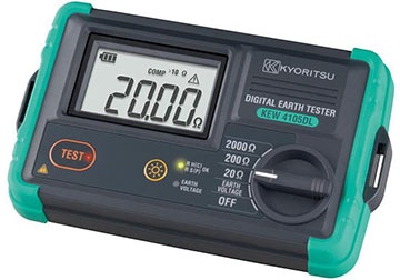 Máy đo điện trở đất Kyoritsu 4105DLH Máy đo điện trở đất Kyoritsu 4105DLH