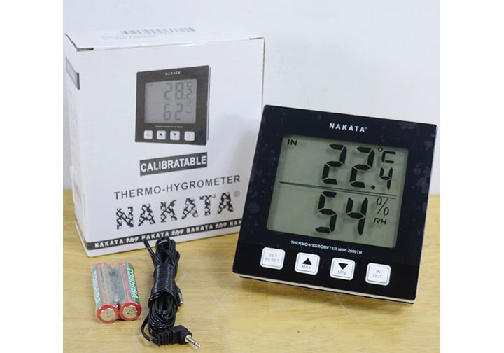 Nhiệt ẩm kế điện tử độ chính xác cao Nakata NHP-2099TH Nhiệt ẩm kế điện tử độ chính xác cao Nakata NHP-2099TH